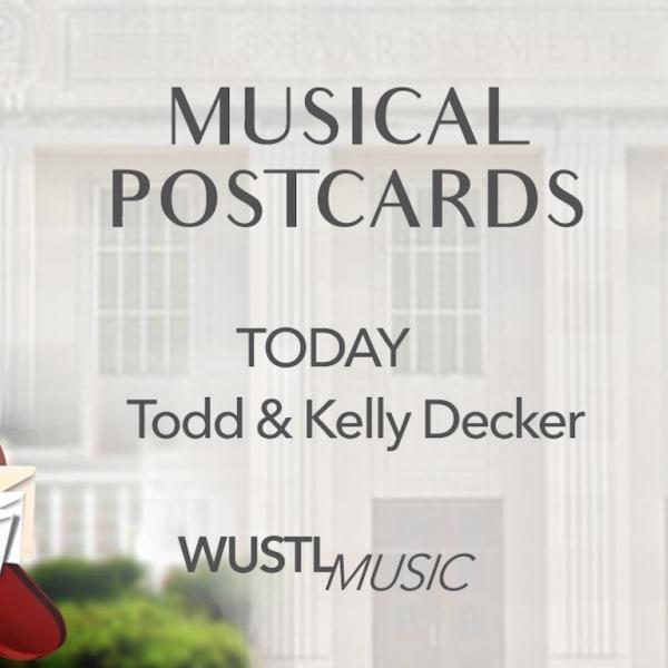 Musical Postcards launch with Todd and Kelly Decker