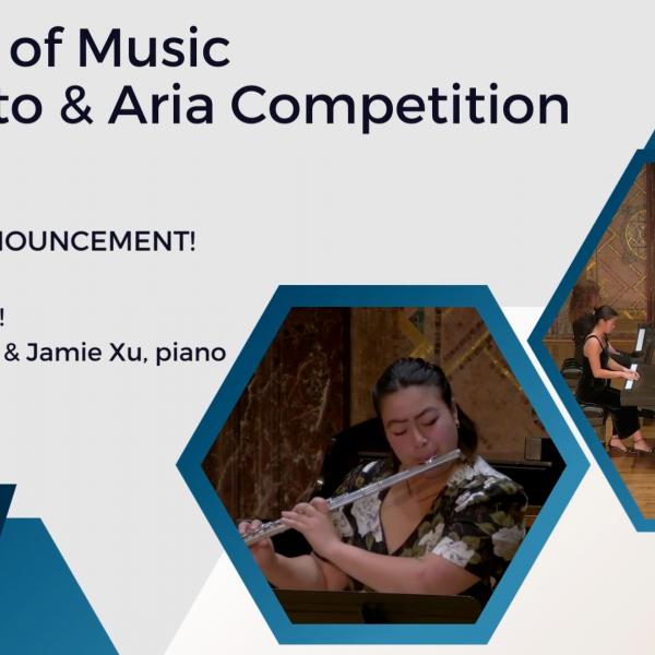 Friends of Music Concerto Competition Winners Announcement Fall '22