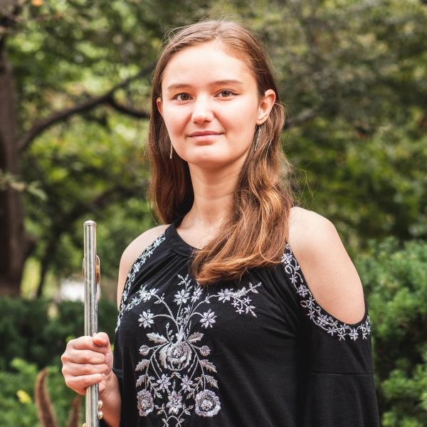 Flutist Cameron Perrin wins the 2018-2019 Friends of Music Concerto Competition
