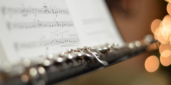 flute and sheet music